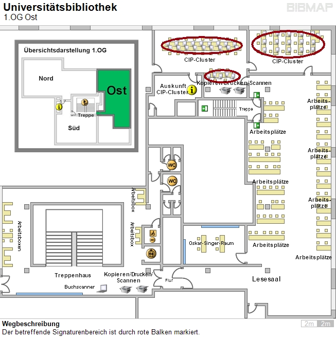 Bild zur Standortanzeige Der betreffende Signaturenbereich ist durch rote Balken markiert.
