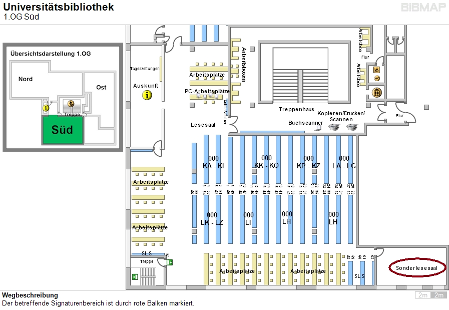 Bild zur Standortanzeige Der betreffende Signaturenbereich ist durch rote Balken markiert.