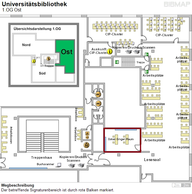 Bild zur Standortanzeige Der betreffende Signaturenbereich ist durch rote Balken markiert.